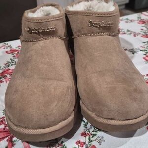 Juicy Couture Tan Suede Boots Size 9
